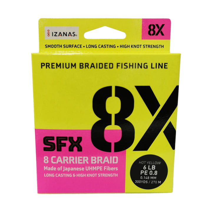 Sufix SFX 8X Braid Yellow 300yds