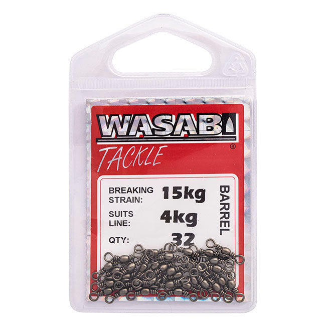 Wasabi Barrel Swivels Small Pack
