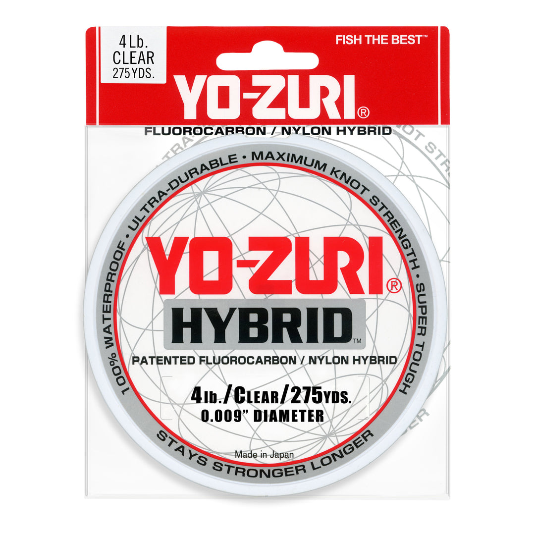 YO-ZURI Hybrid Mono Line Clear 275yds