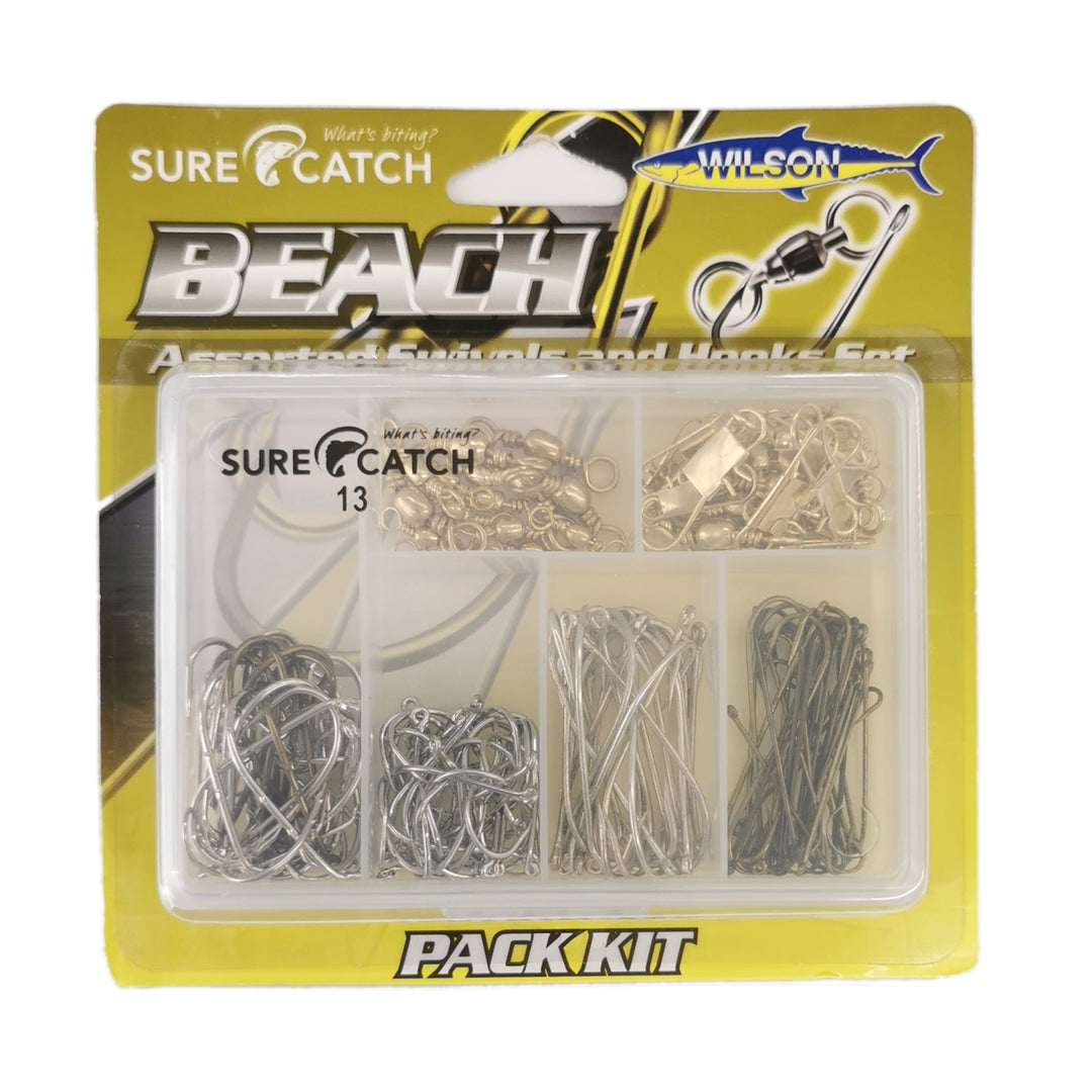 beach fishing hooks SureCatch Hook And Swivel Pack BEACH – Anglerpower Fishing Tackle