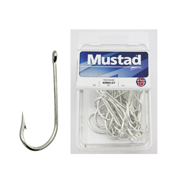 Mustad 4200D Kirby Kendal Hooks (Box of 25 or 50)