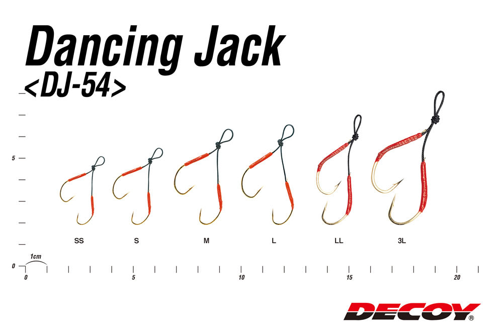DECOY Dancing Jack 54 Assist Hooks