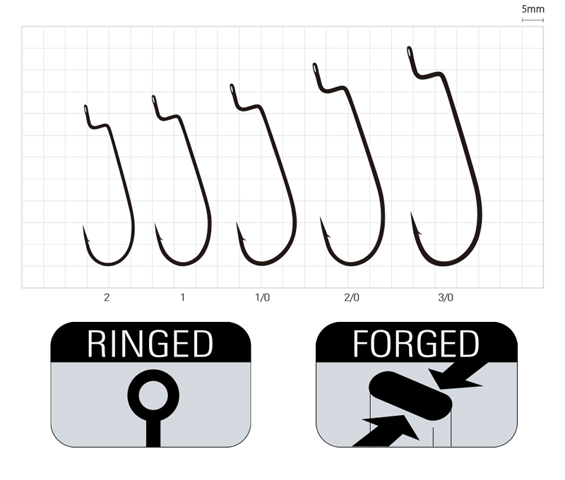 Sasame Worm Hooks F950