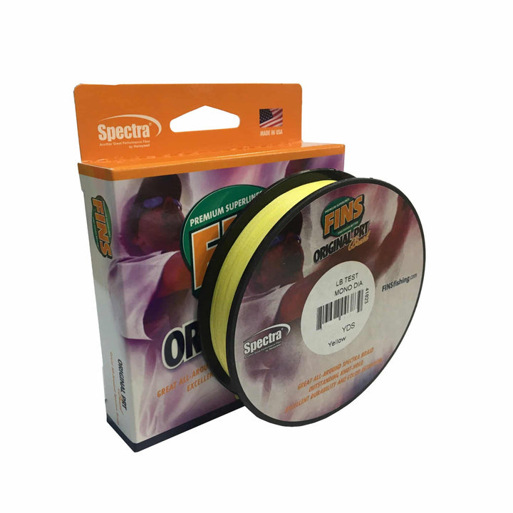 FINS Original PRT Braid 150yds Green or Yellow