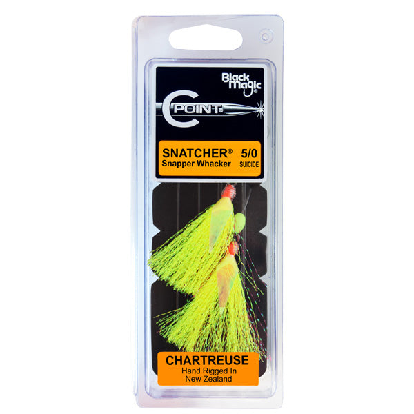 Black Magic Snapper Whacker CHARTREUSE