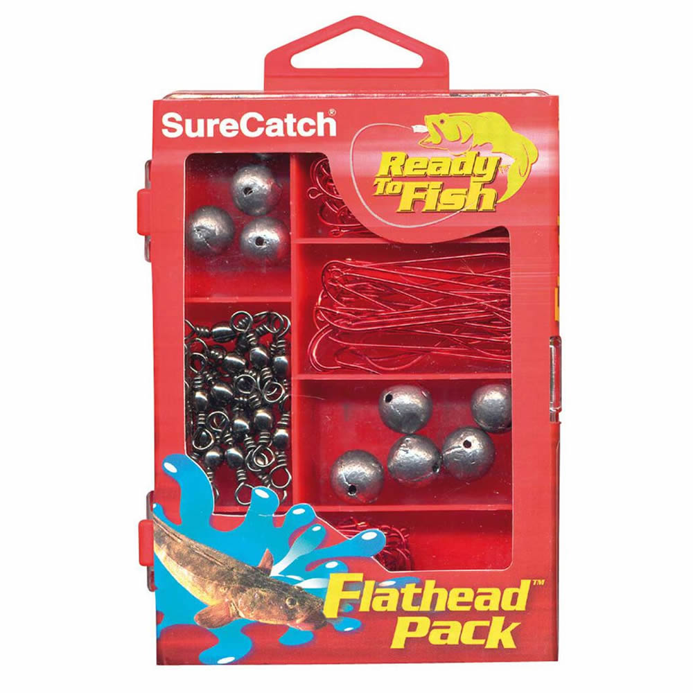 SureCatch Ready To Fish Tackle Kits Flathead Pack