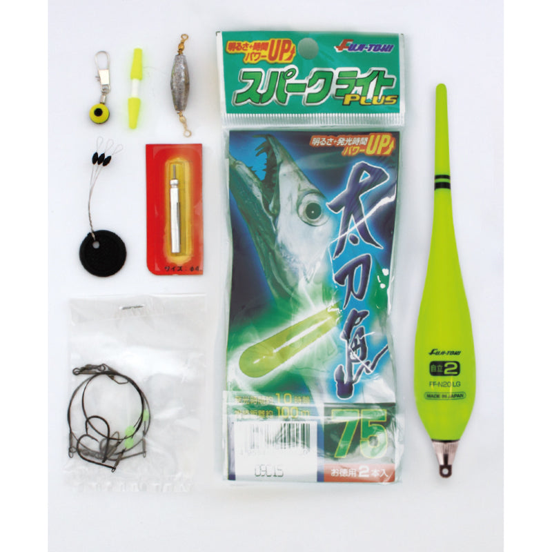 Fuji-Toki Electric Float Hairtail Set N3LG Green Led