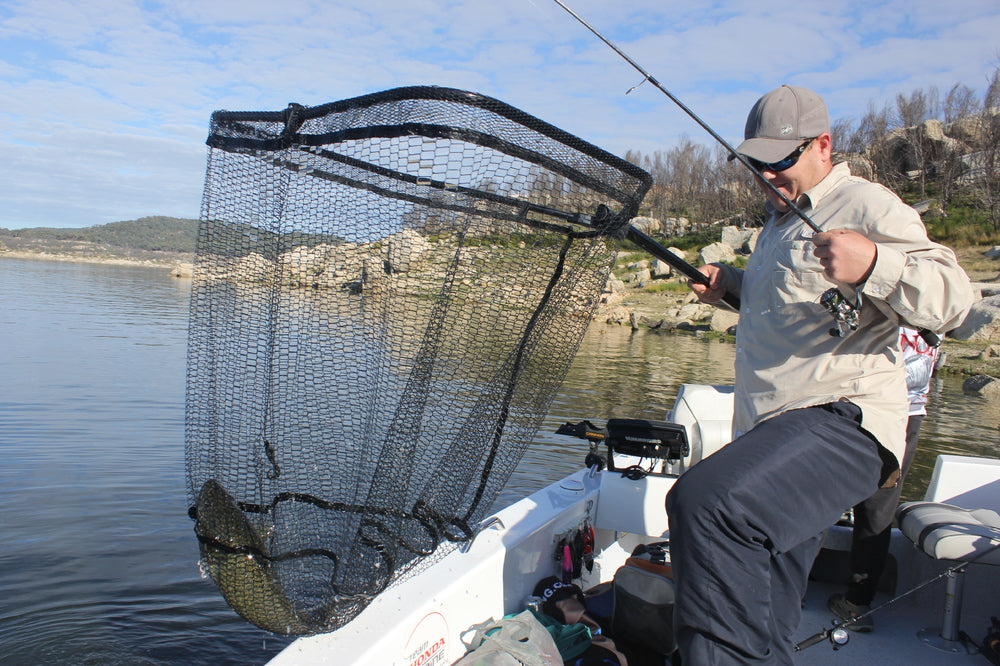 Wilson Large Folding Landing Net With Telescopic Handle – Anglerpower Fishing Tackle