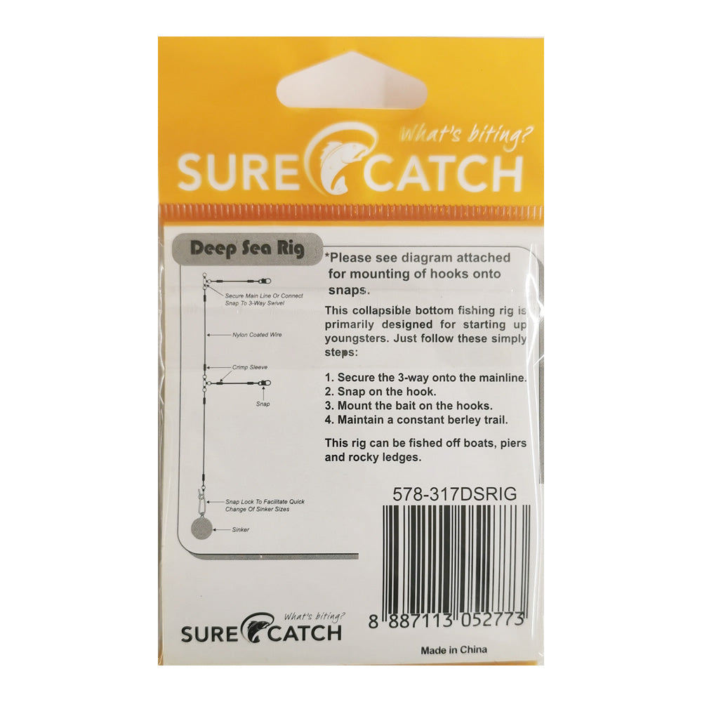 Sure Catch Fish Rigs SureCatch Deep Sea Rig – Anglerpower Fishing Tackle