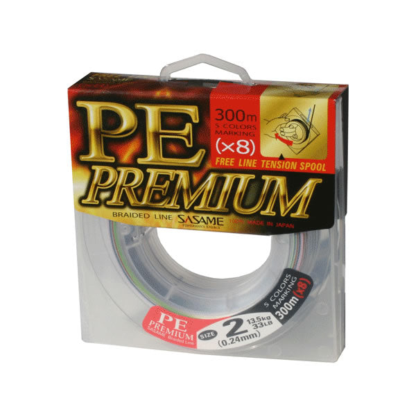 Sasame PE Premium Braid 300m Multi-Colour