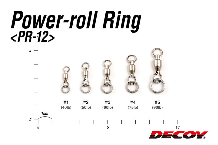 DECOY Power Roll Ring PR-12 Swivels