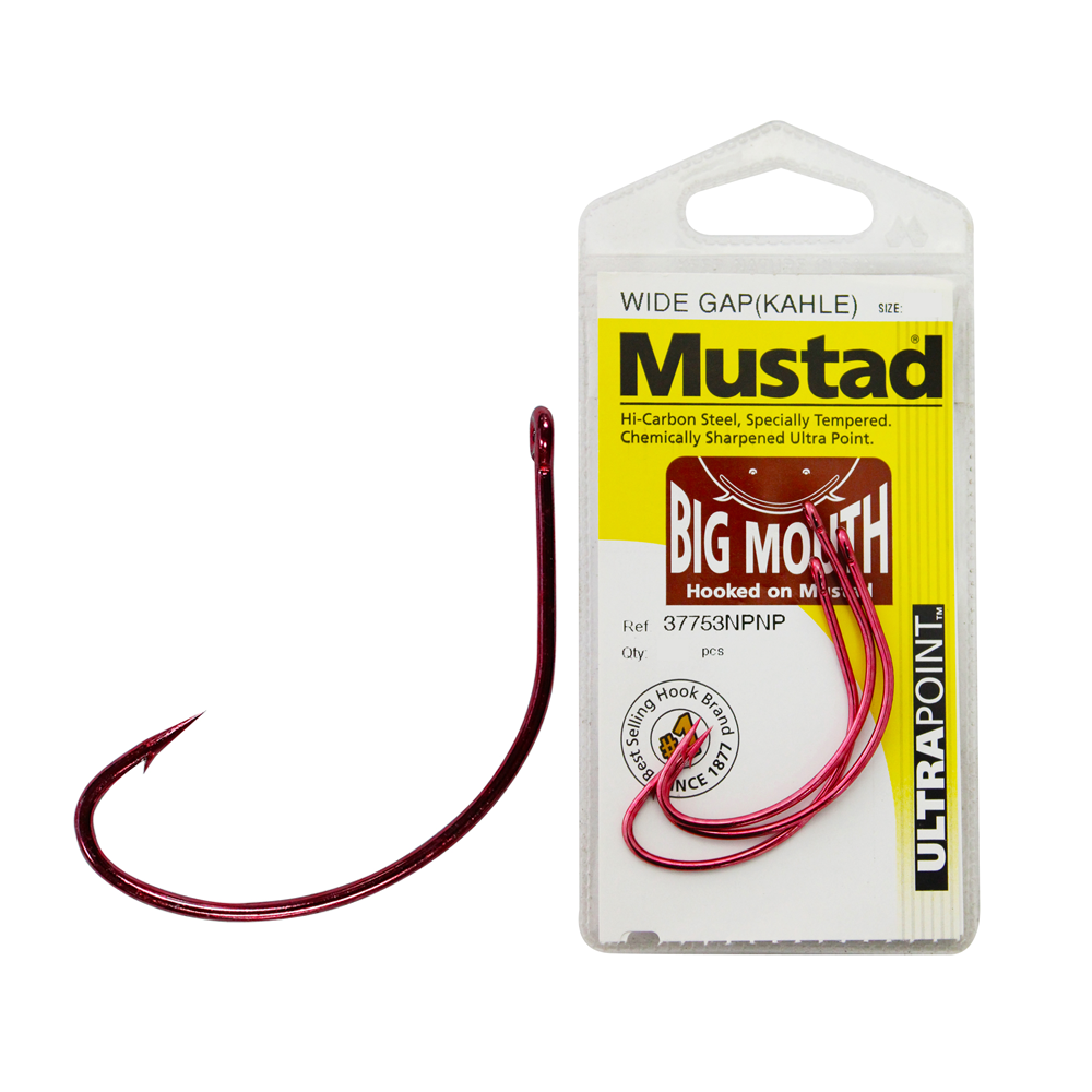 Mustad Big Mouth Wide Gap Hooks Pre Pack
