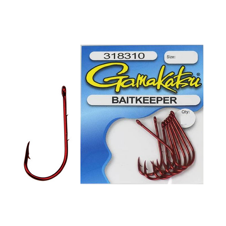 Gamakatsu Baitkeeper Hooks Red