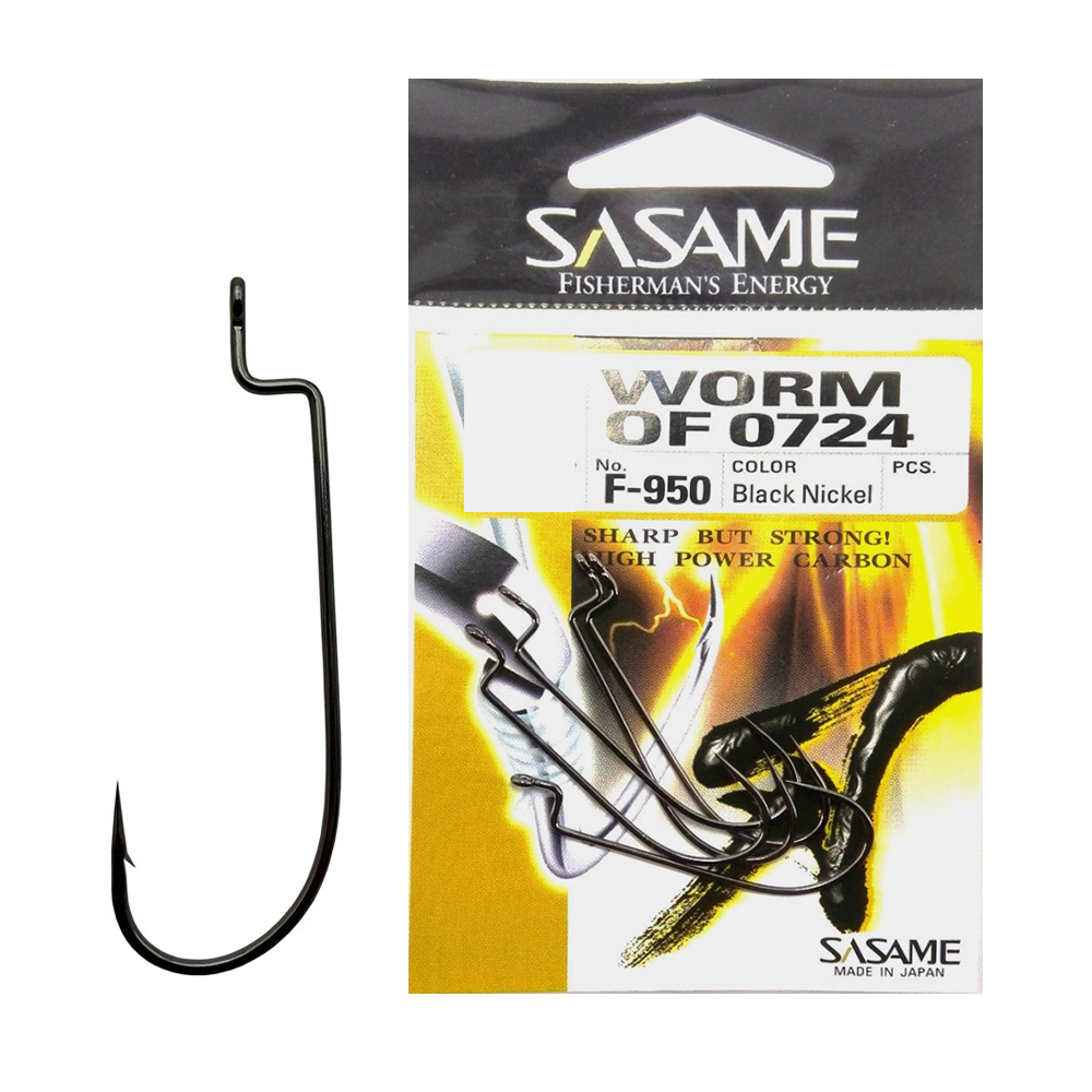 Sasame Worm Hooks F950 – Anglerpower Fishing Tackle