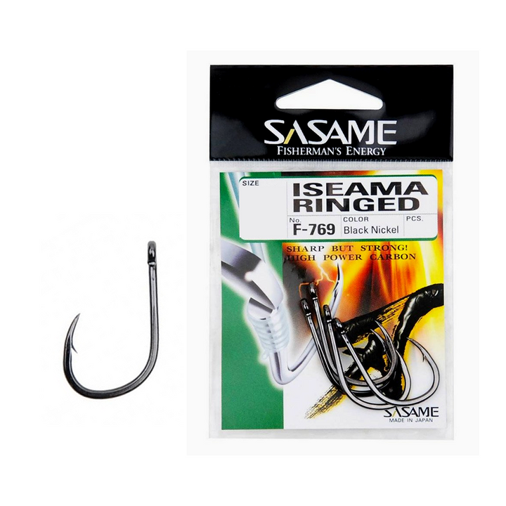 Sasame Iseama Ringed Hook Black F-769