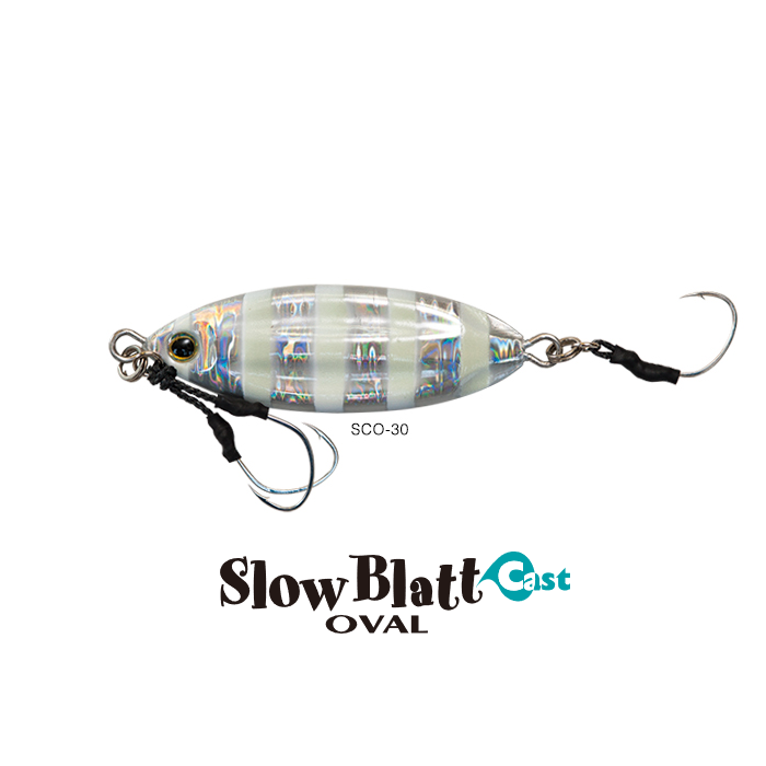 Palms Slow Blatt Cast Oval Metal Jig 60g