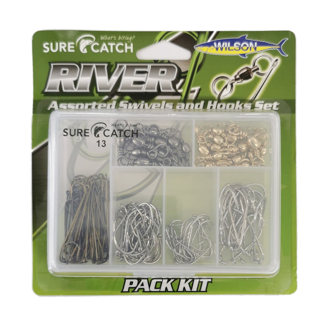 SureCatch Hook And Swivel Pack RIVER