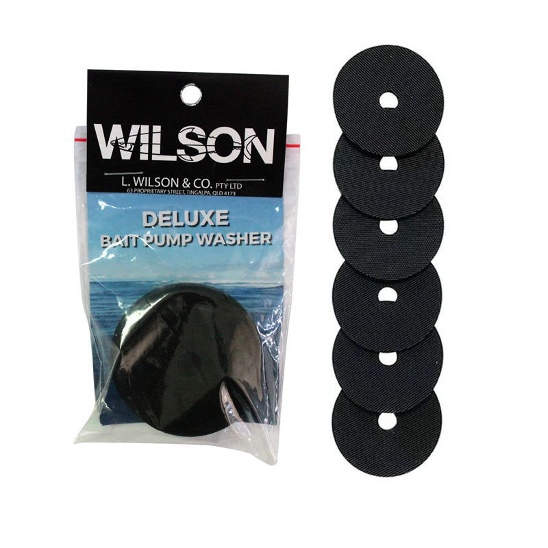 Wilson Deluxe Bait Pump Washers Rubber (6)
