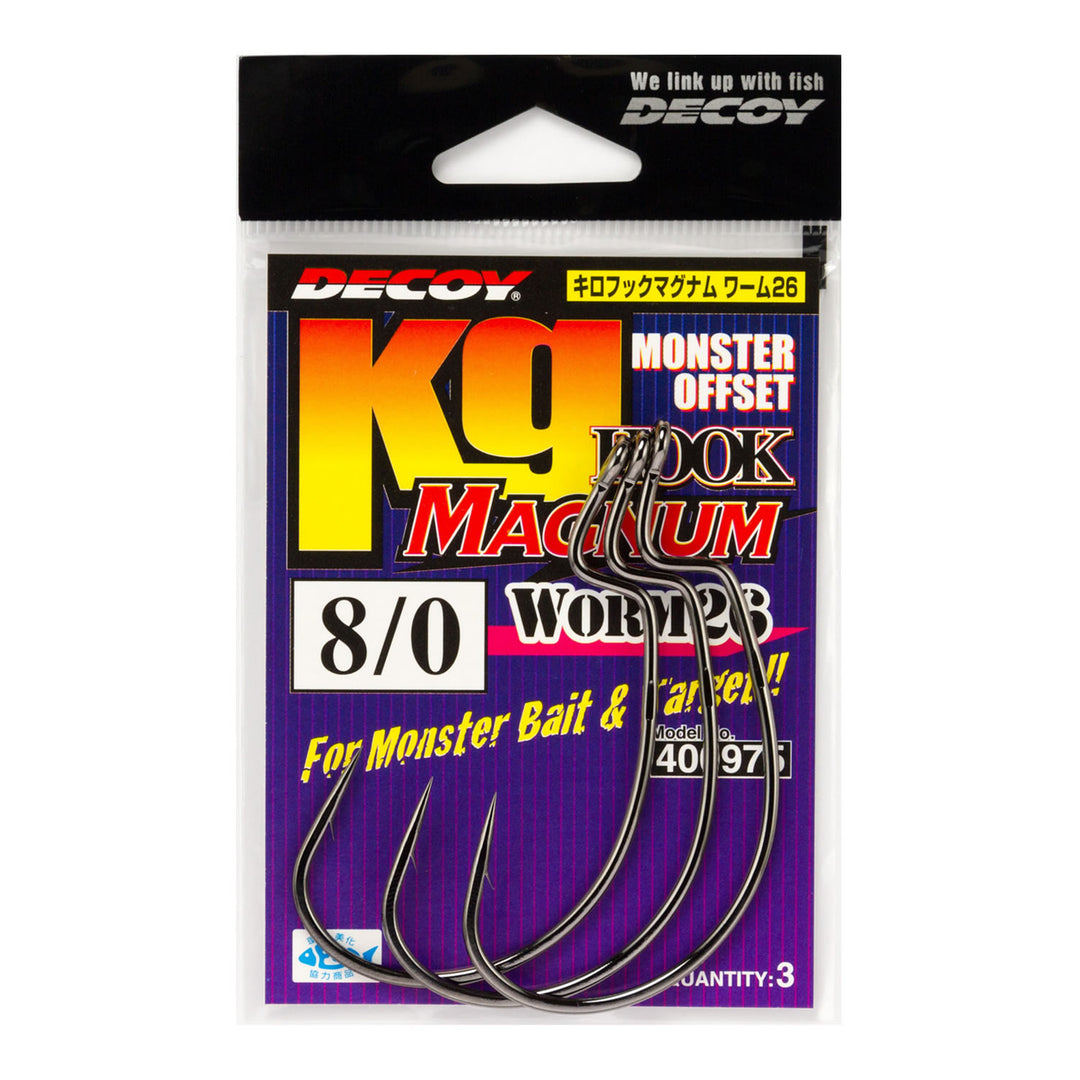 DECOY KG Monster Offset Magnum Worm 26 Hooks