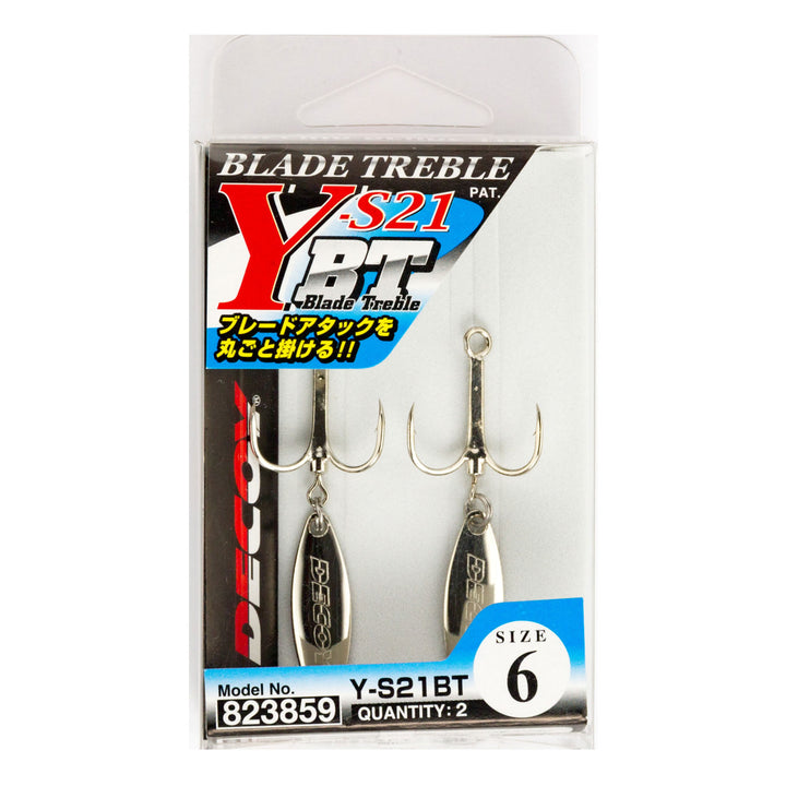 DECOY Y-S21BT Blade Treble Hooks