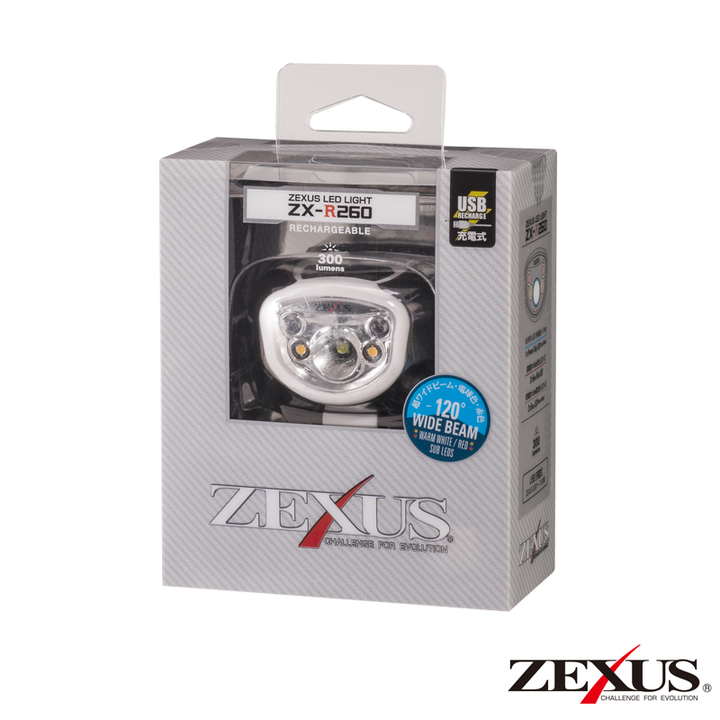 Zexus ZX-R260 Rechargeable Head Lamp