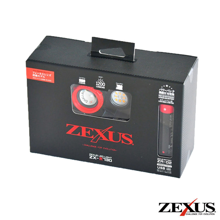 Zexus ZX-R730 Rechargeable Head Lamp